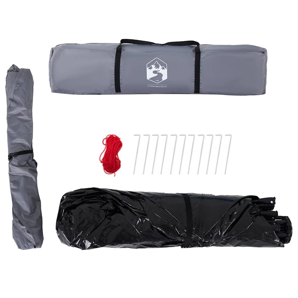 Campingzelt 4 Personen Grün Quick Release