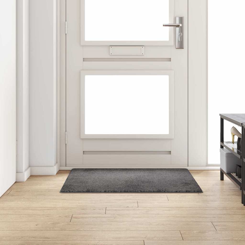Teppichläufer Grau 50 x 100 cm 100% Polypropylen Tuft