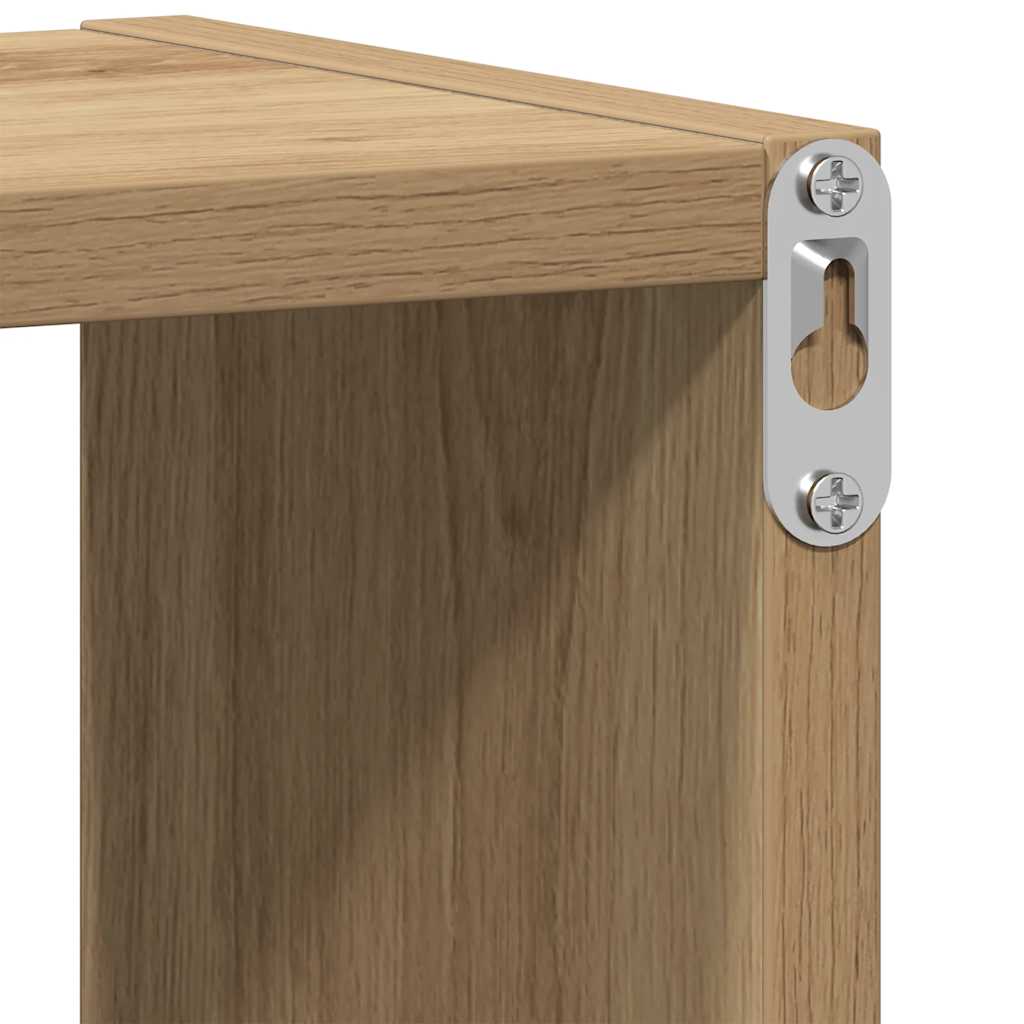 Wandregal Weiß 75x16x55 cm Holzwerkstoff