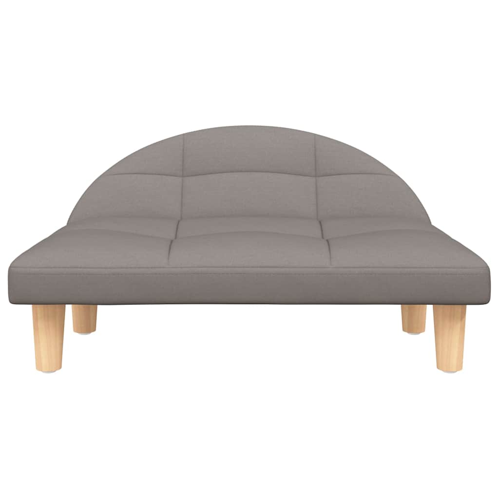 Hundebett Creme 70x52x30 cm Stoff