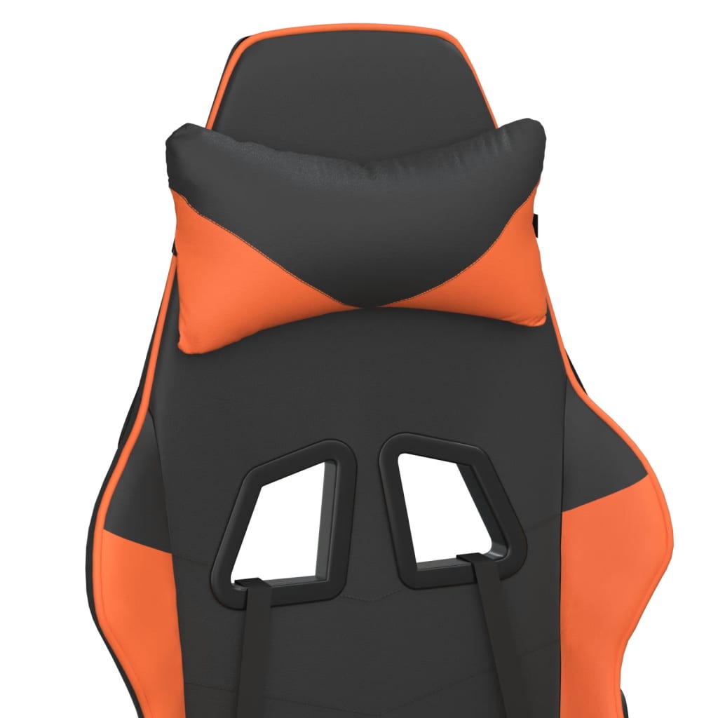 Gaming-Stuhl mit Massagefunktion Schwarz und Rot Kunstleder