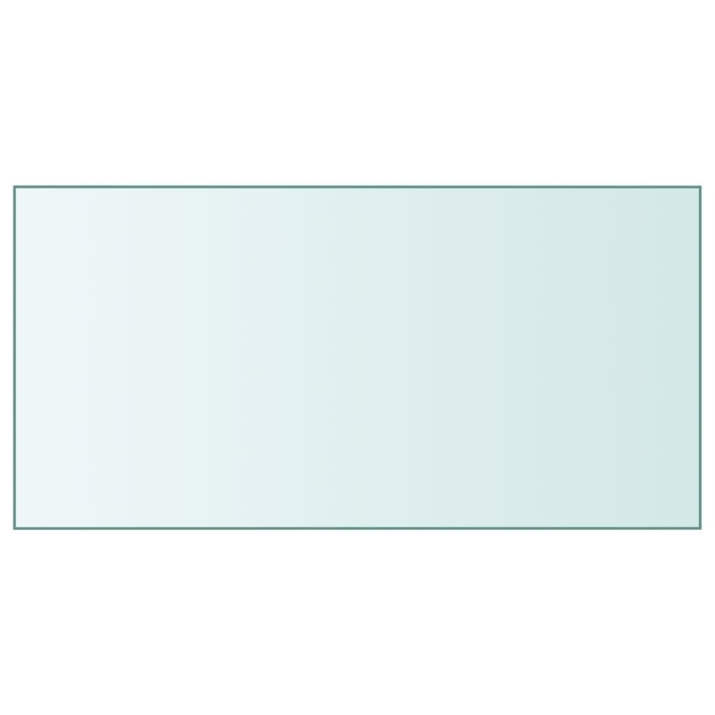 Tischplatte aus gehärtetem Glas quadratisch 700x700 mm