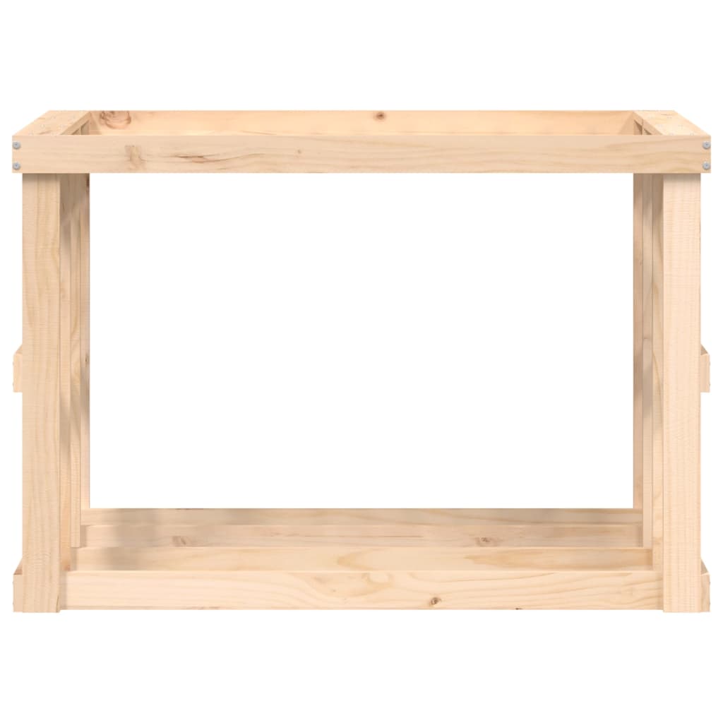 Outdoor-Kaminholzregal 108x52x106 cm Massivholz Kiefer