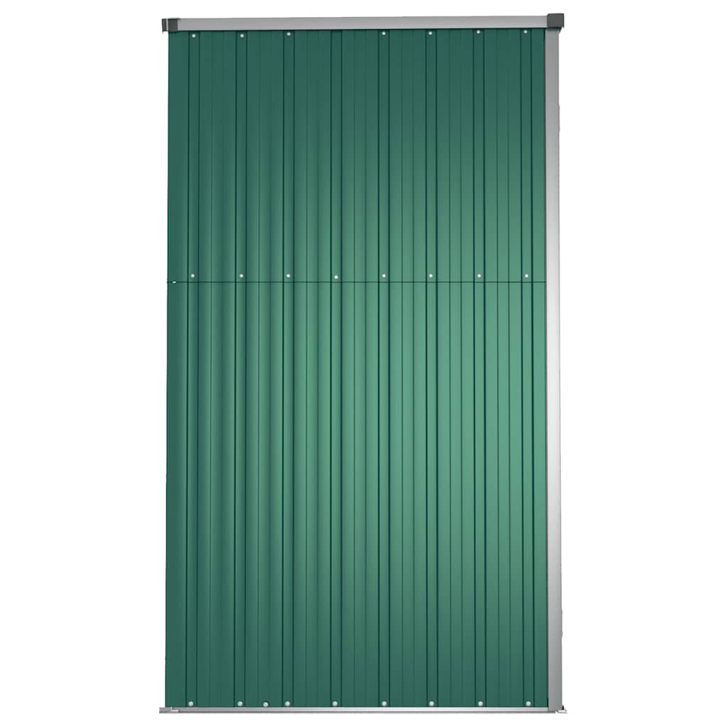 Gerätehaus Grün 88x89x161 cm Verzinkter Stahl