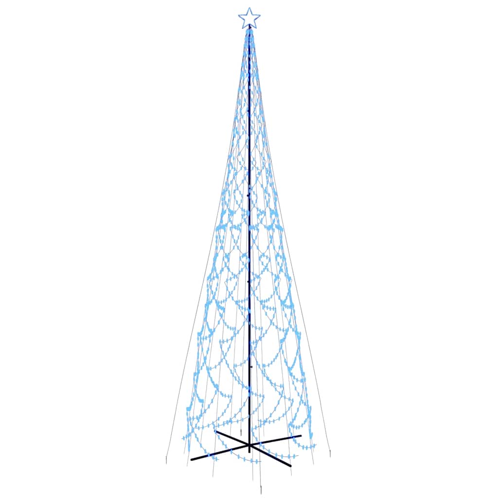LED-Weihnachtsbaum Kegelform Kaltweiß 1400 LEDs 160x500 cm