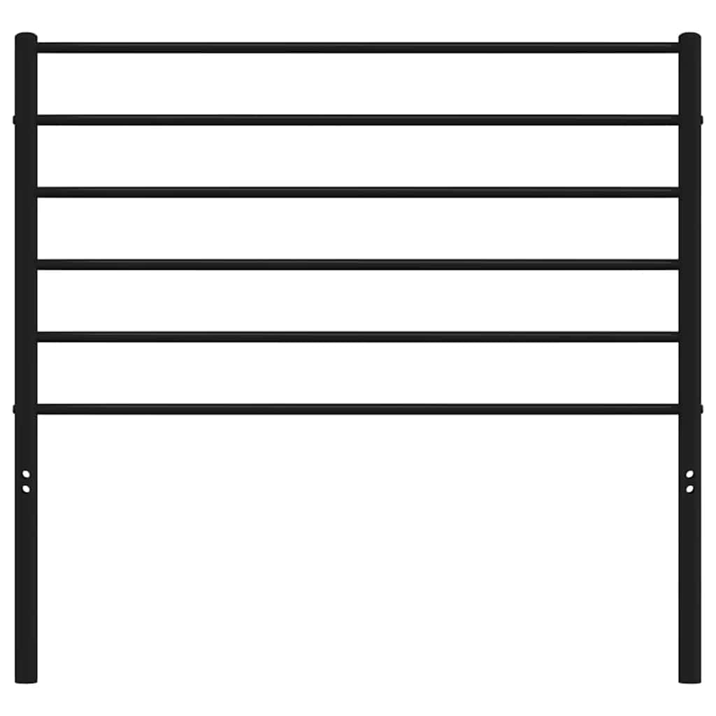 Ersatz-Kopfteil Metall Schwarz 80 cm