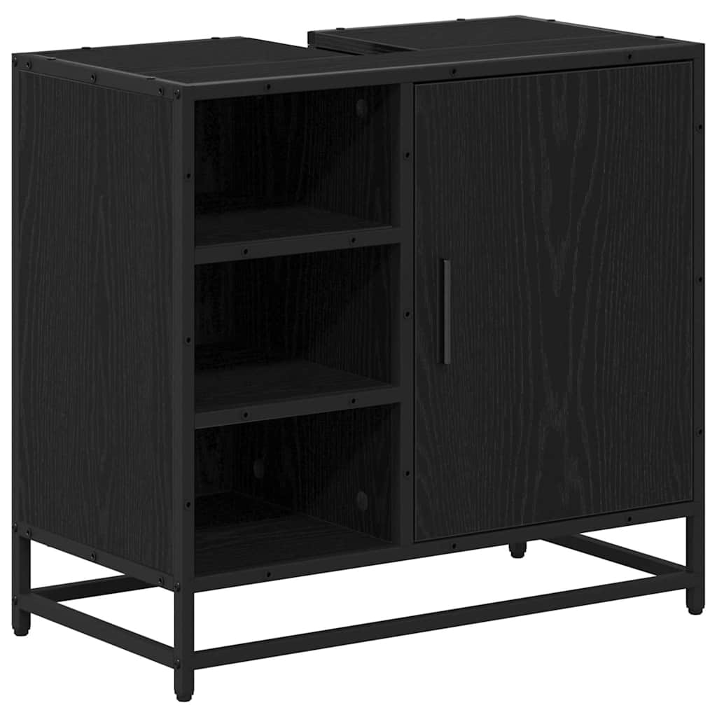 2-tlg. Badmöbel-Set Sonoma-Eiche Holzwerkstoff