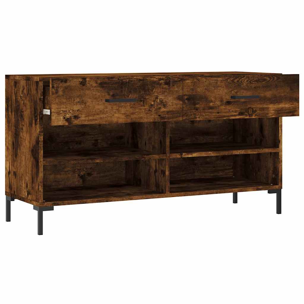 Schuhbank Weiß 102x35x55 cm Holzwerkstoff