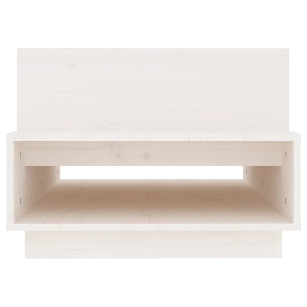 Couchtisch 80x55x40,5 cm Massivholz Kiefer