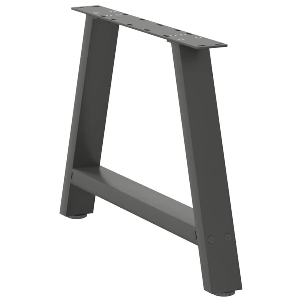 Couchtischbeine A-Form 2 Stk. 30x(30-31) cm Stahl