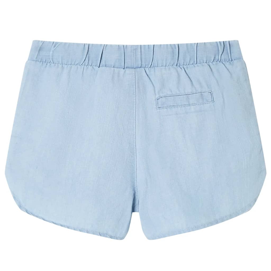 Kindershorts Helles Jeansblau 140