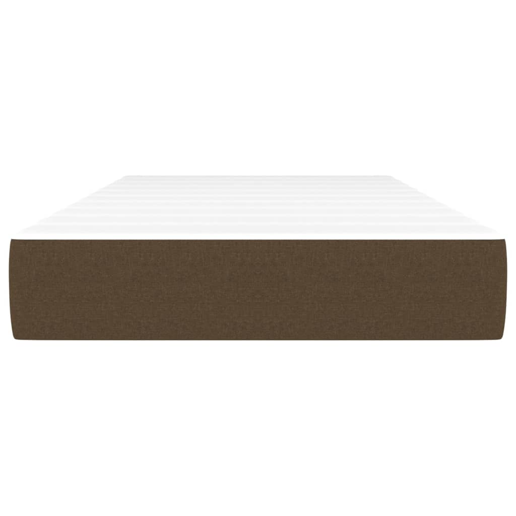 Taschenfederkernmatratze Mittel Hellgrau 80x200x20 cm Stoff