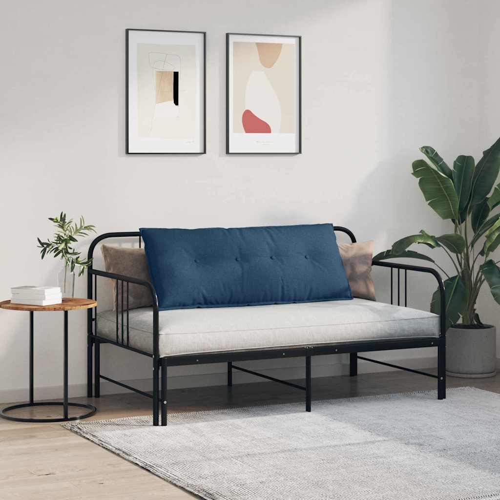 Rückenkissen Hellgrau 50 x 19 x 45 cm Stoff