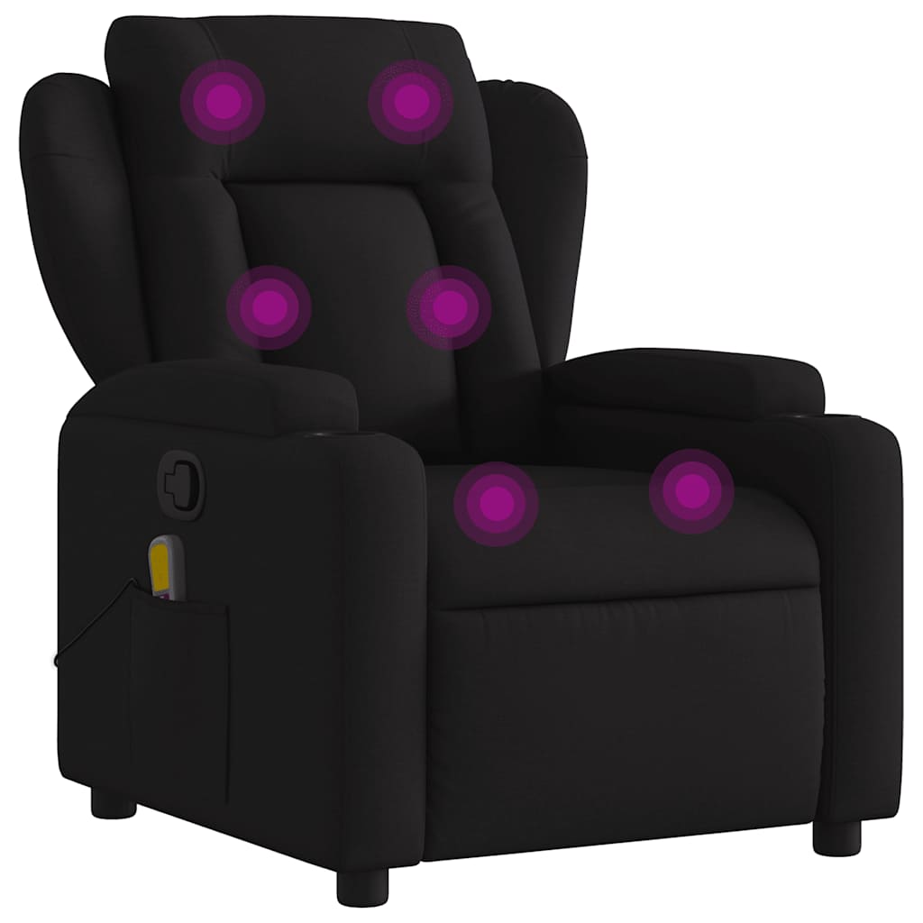 Relaxsessel Elektrisch Hellgrau Stoff