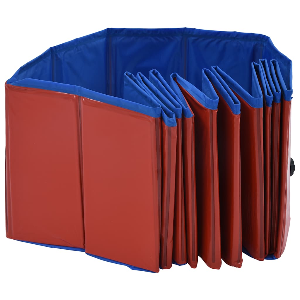 Hundepool Rot Ø200 x 30 cm Dicker PVC