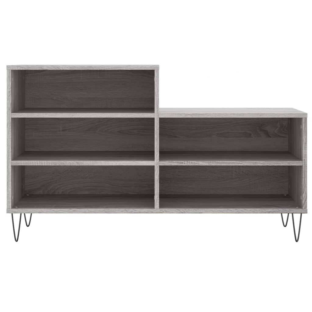 Schuhregal Weiß 102x36x60 cm Holzwerkstoff