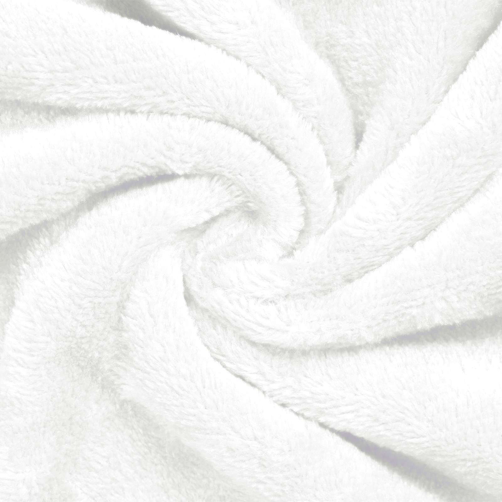 Bademantel Hoodie Beige S Flanell