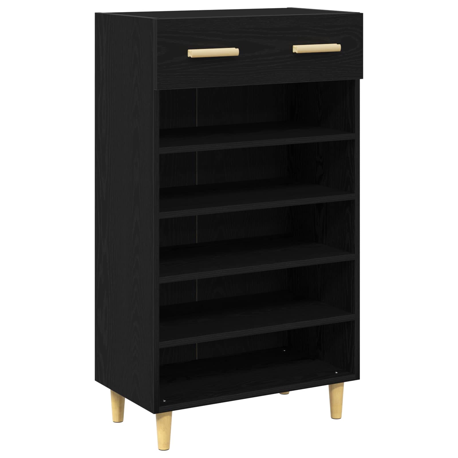 Schuhschrank mit Regal Altholz 60 x 35 x 105 cm Holzwerkstoff