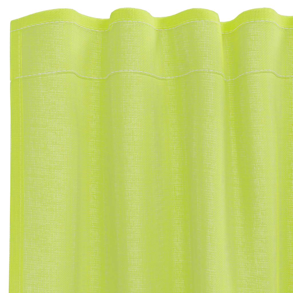 Voile Vorhänge mit Ösen 2 Stk. Apfelgrün 140x140 cm