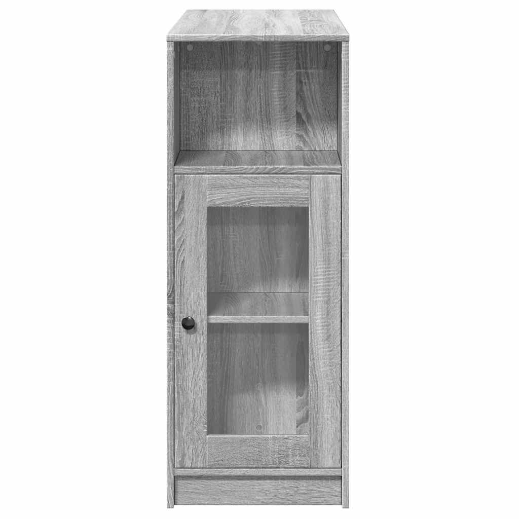 Bartisch Schwarz Eichen-Optik 101 x 40 x 103,5 cm Holzwerkstoff