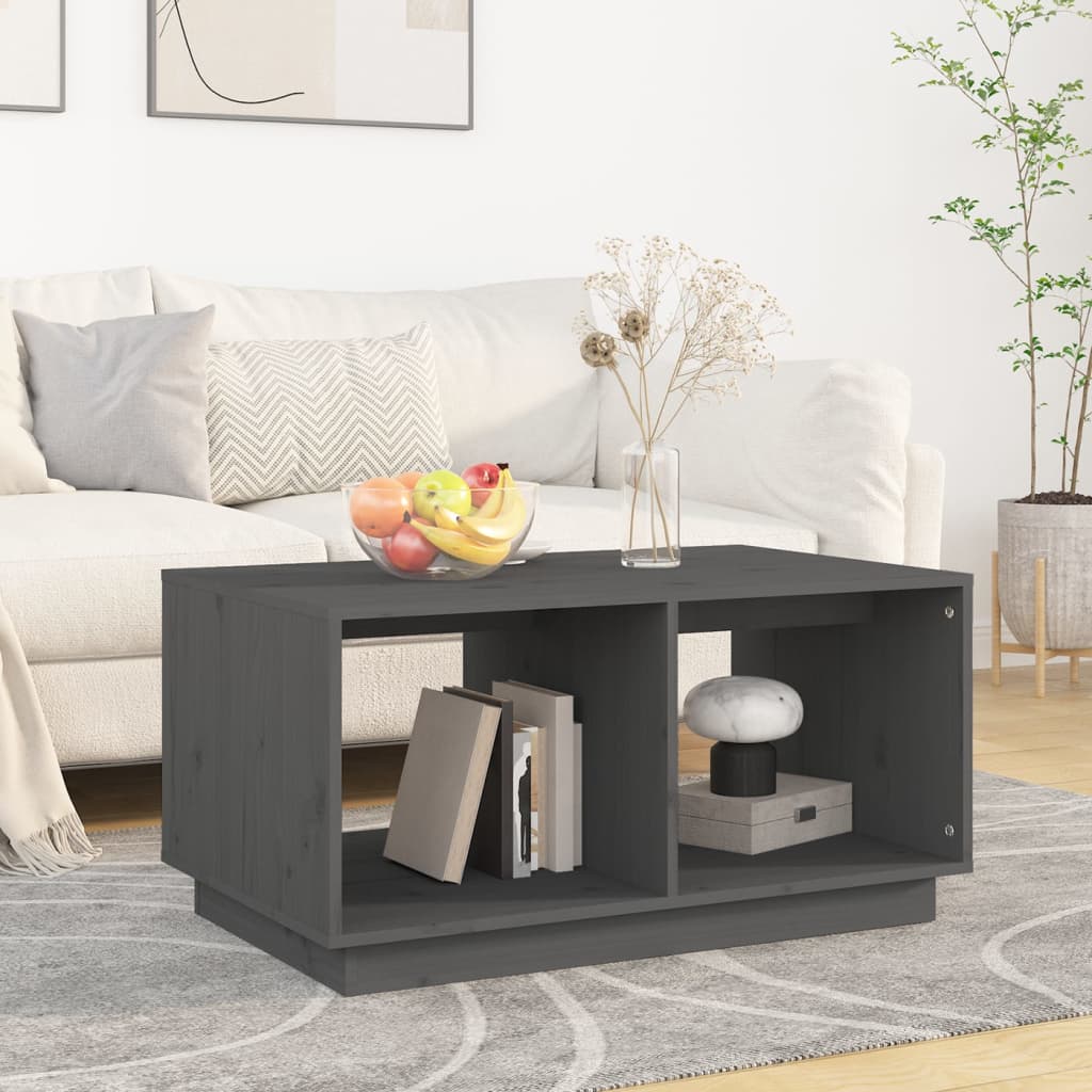 Couchtisch 80x50x40 cm Massivholz Kiefer