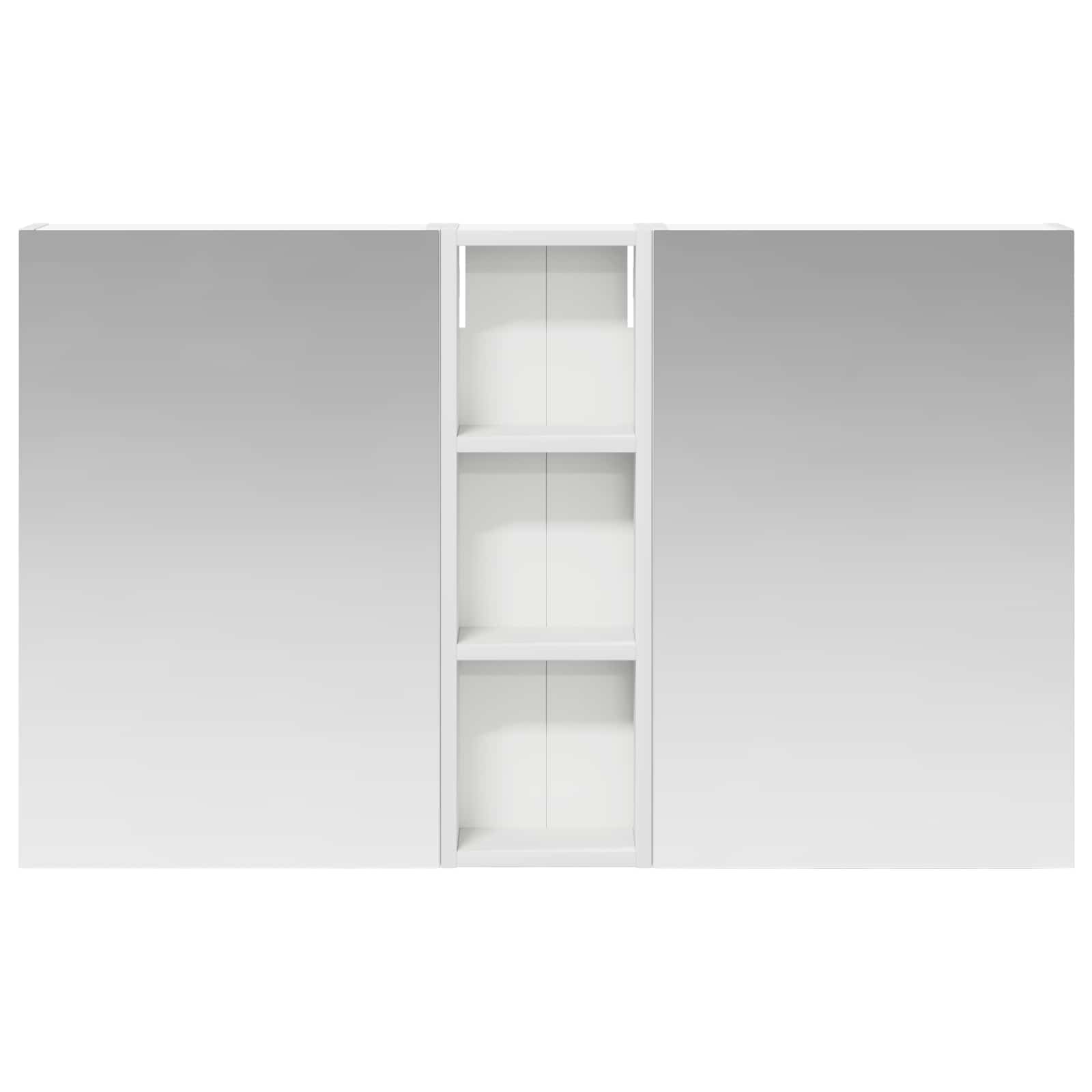 Badezimmerschrank-Set 3 pcs 80 x 10,5 x 50 cm Holzwerkstoff
