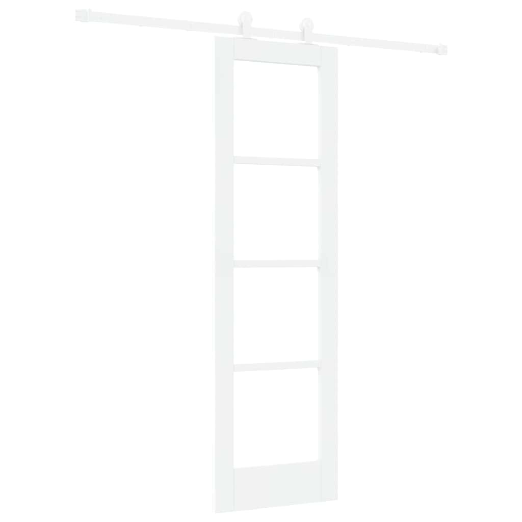 Schiebetür ORKDAL Natürlich und Schwarz 61 x 198,5 cm