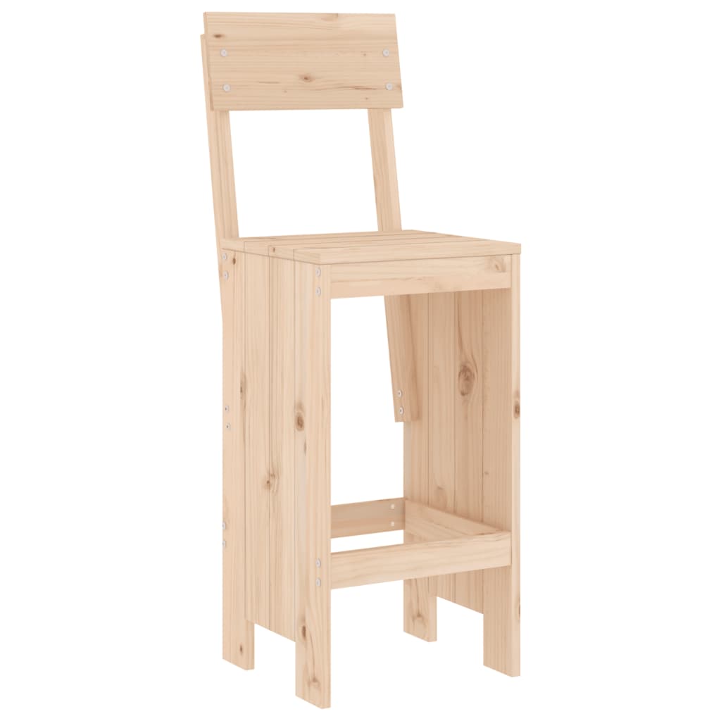 Barhocker 2 Stk. 40x42x120 cm Massivholz Kiefer