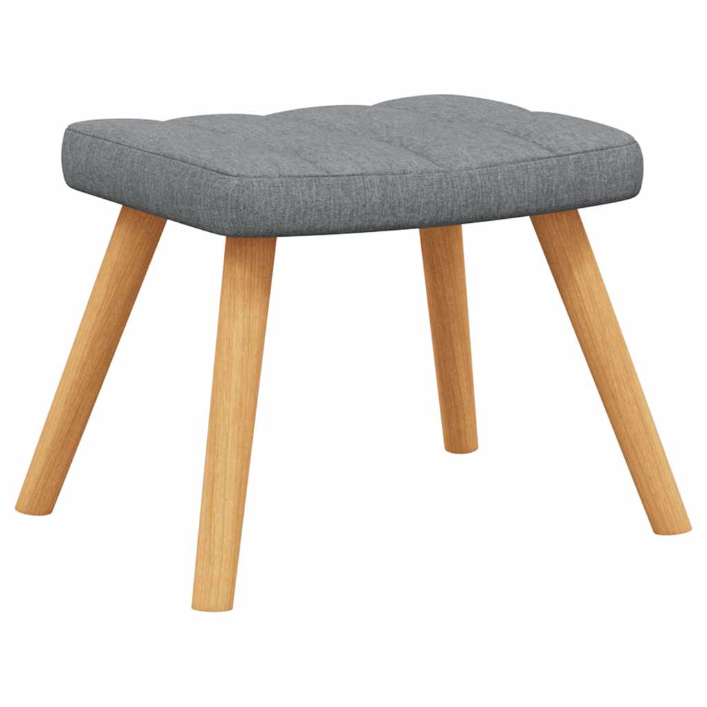 Schaukelstuhl Taupe Stoff