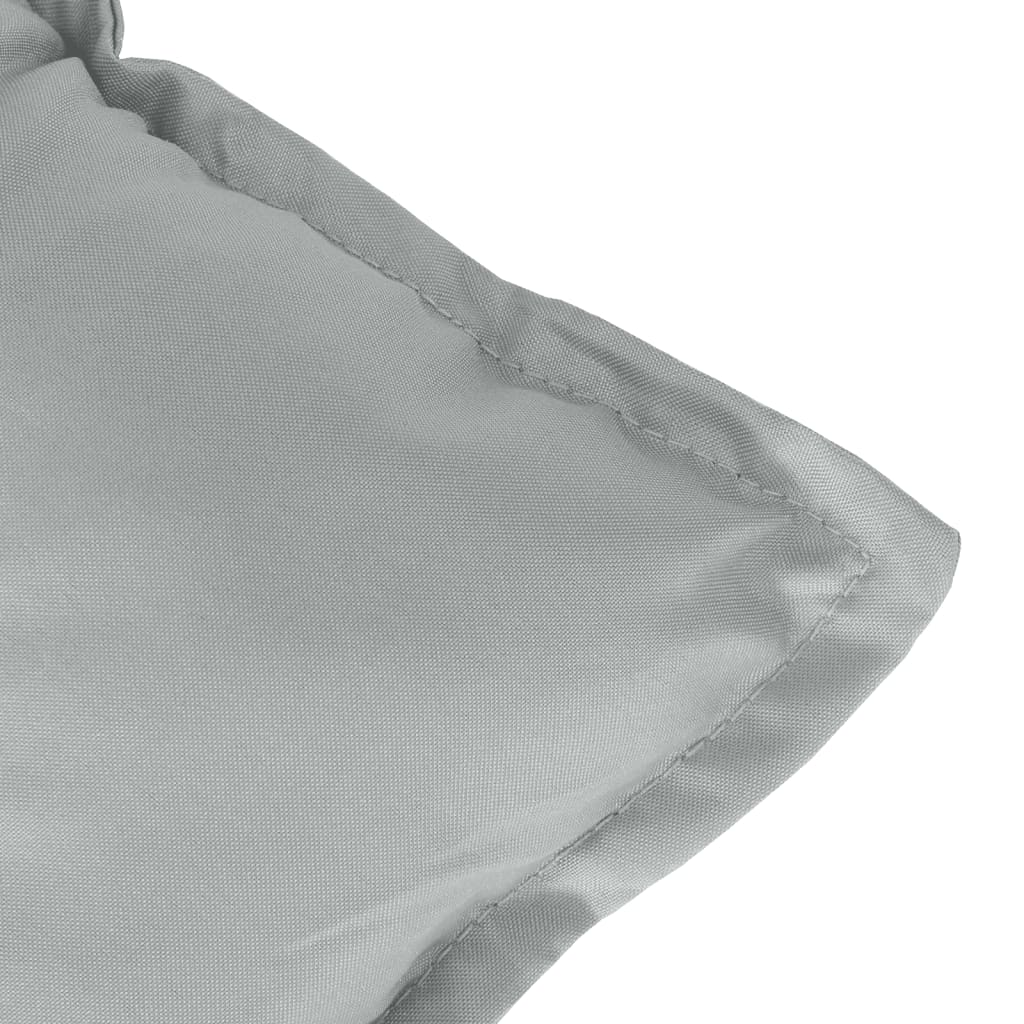 Niedriglehner-Auflagen 2 Stk Melange Anthrazit 100x50x7cm Stoff