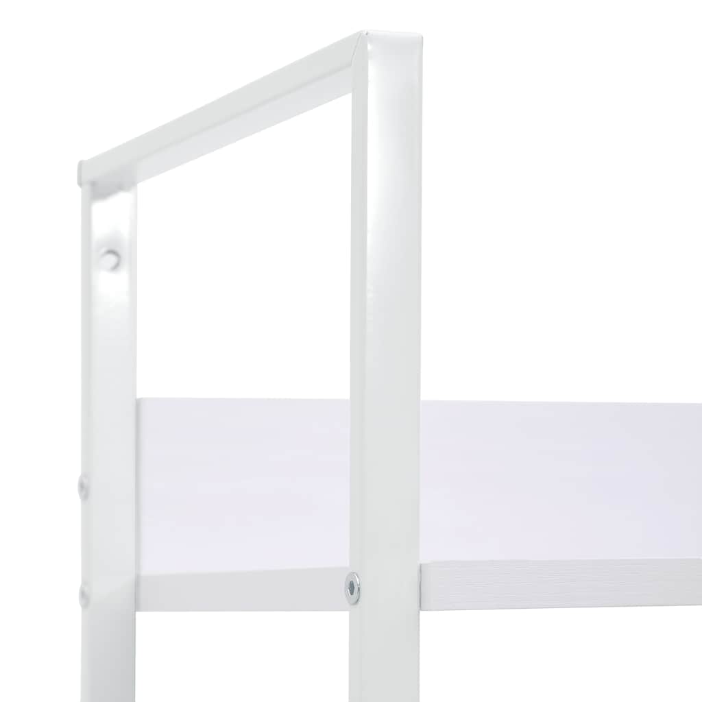 Bücherregal 3 Regalböden Schwarz 60×27,6×90,5 cm Holzwerkstoff