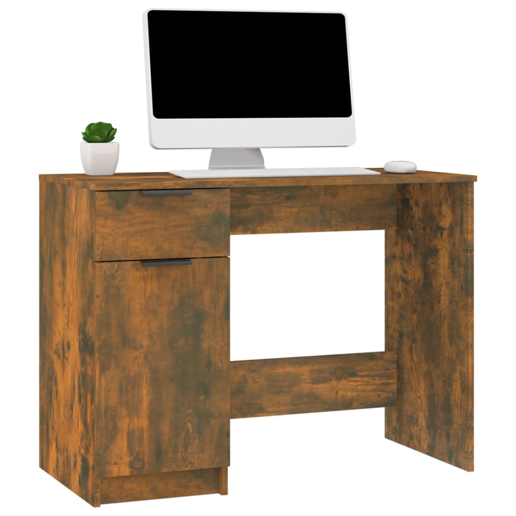 Schreibtisch Weiß 100x50x75 cm Holzwerkstoff