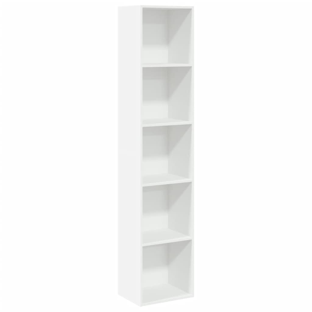Bücherregal Weiß 80x30x189 cm Holzwerkstoff