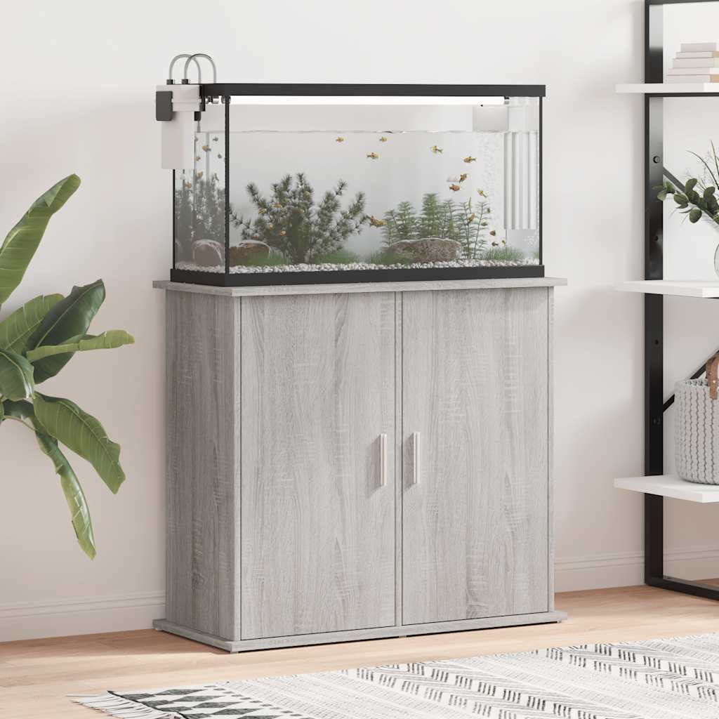 Aquariumständer Weiß 81x36x73 cm Holzwerkstoff