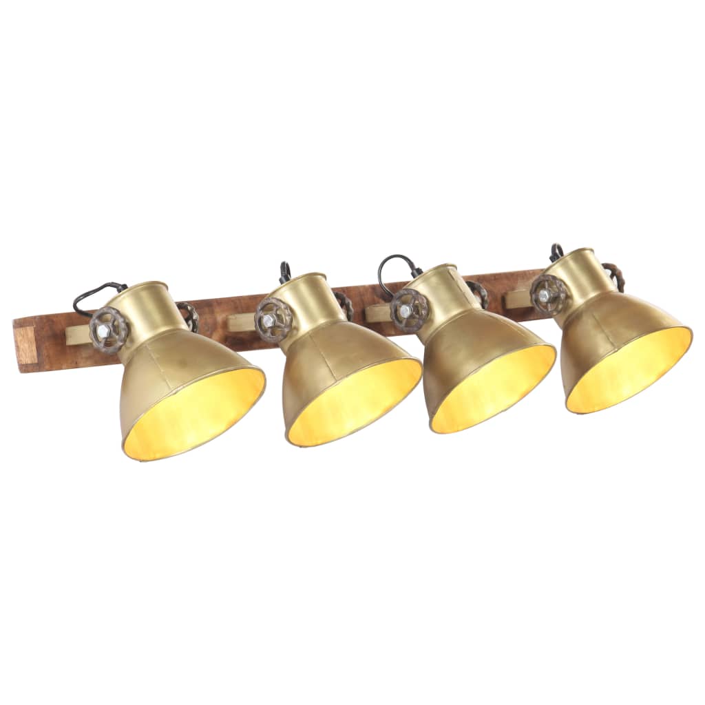 Wandlampe Industriestil Silbern 45x25 cm E27