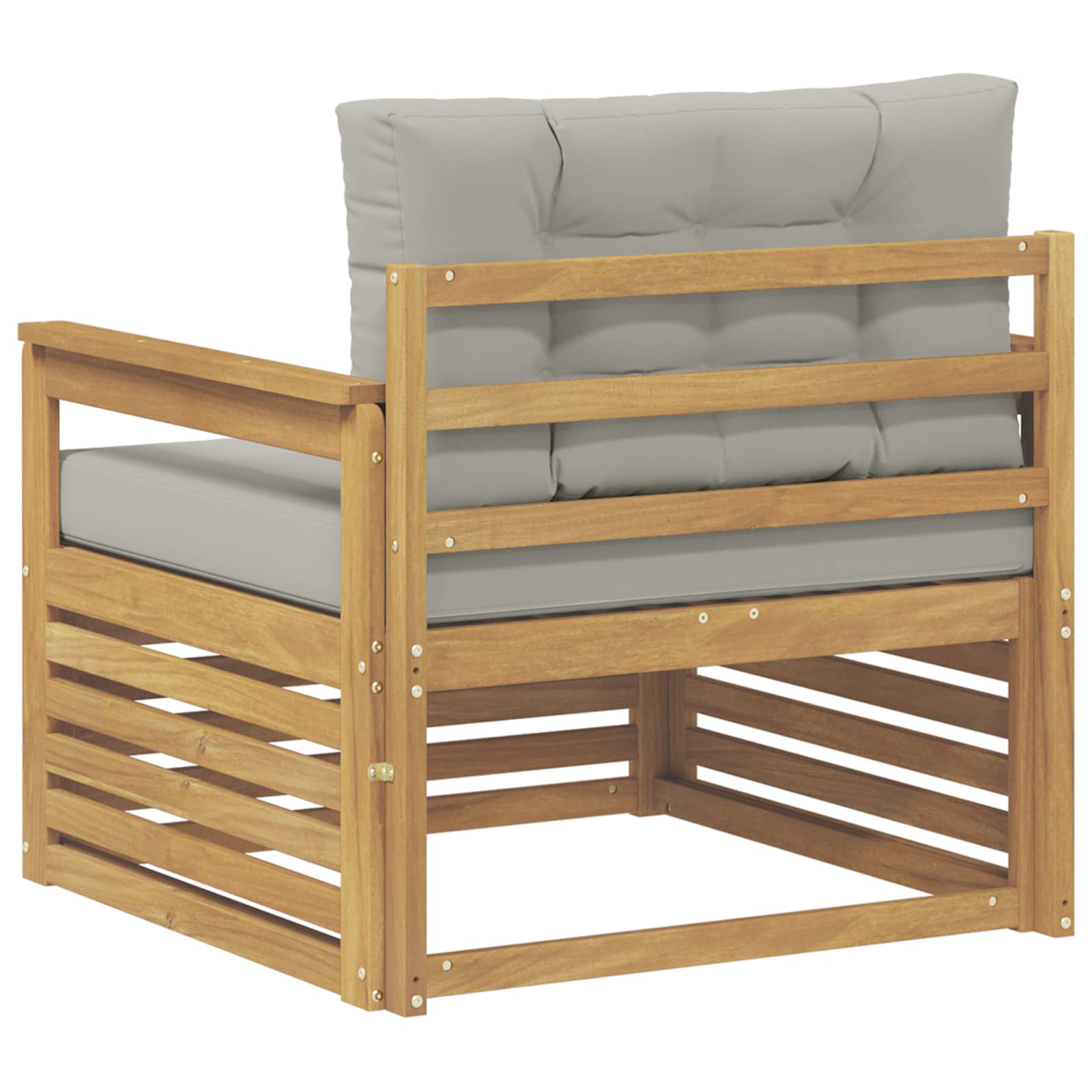 2 Stück Outdoor-Sofa Natur