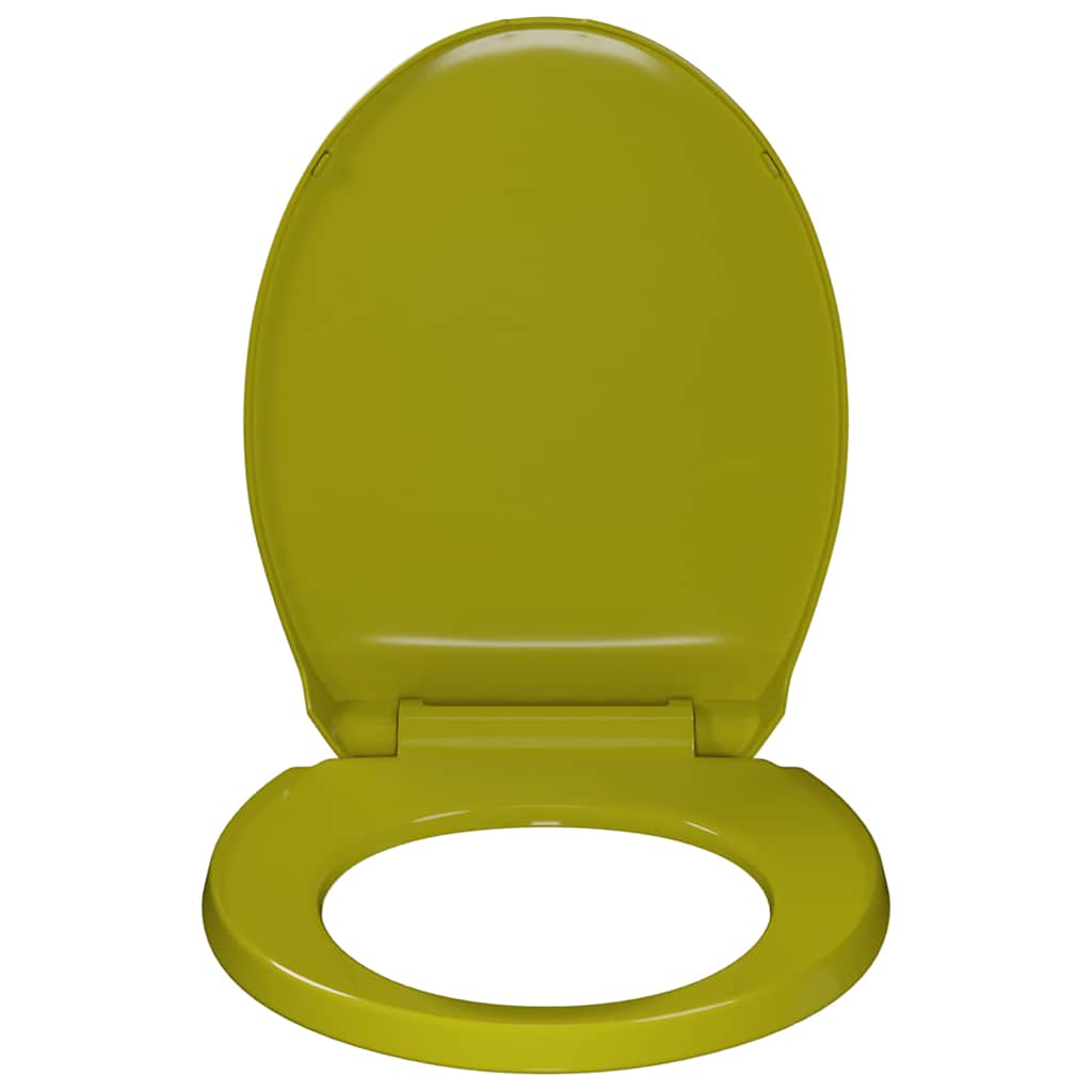 Toilettensitz mit Absenkautomatik Hellgrau Oval