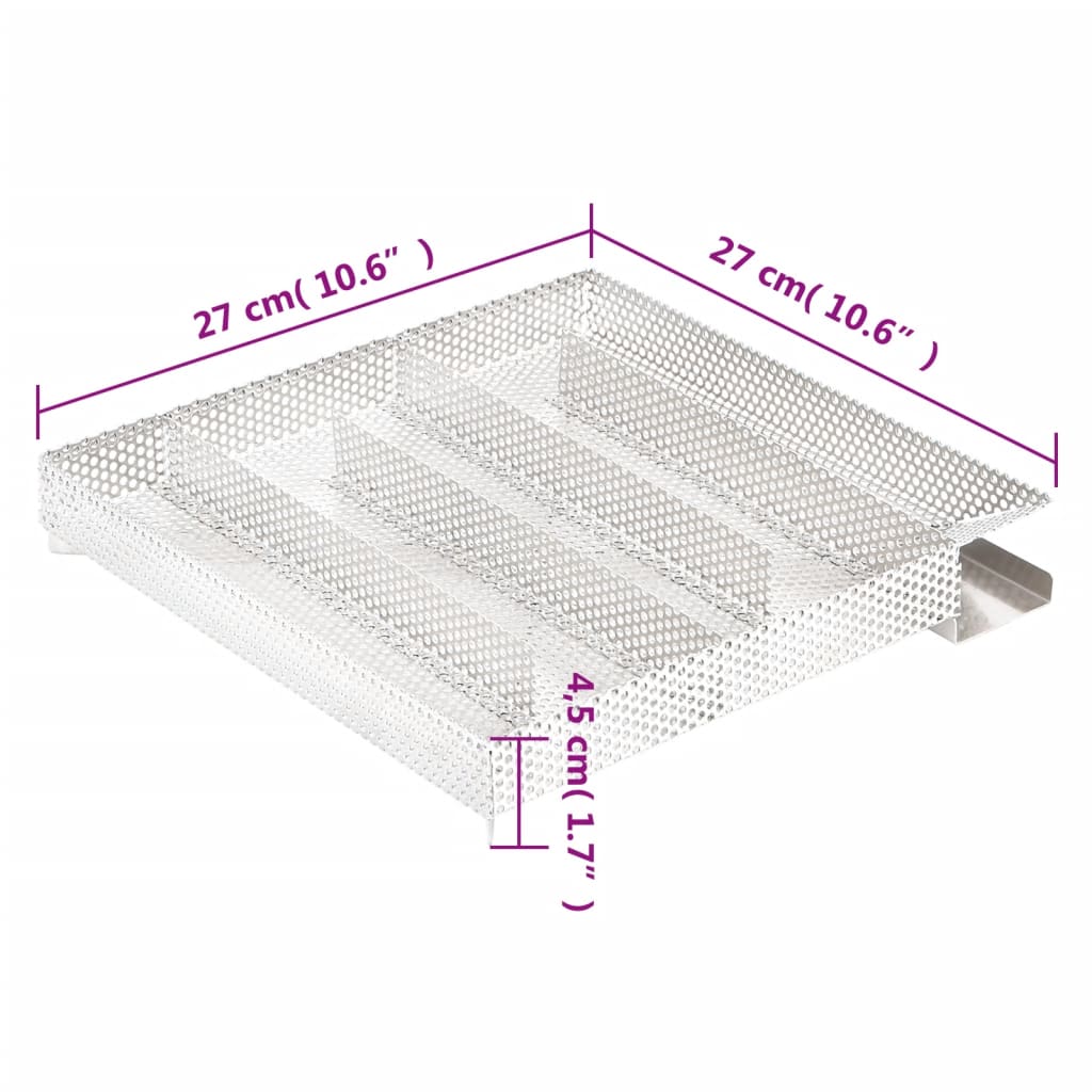 Kaltrauchgenerator 5-Kammer 21 cm Edelstahl