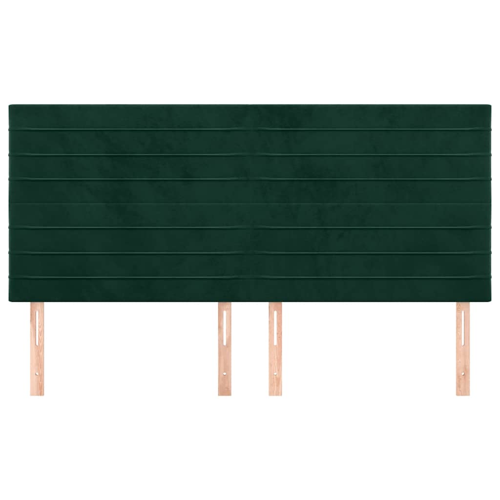 Kopfteil Hellgrau 80x5x118/128 cm Samt