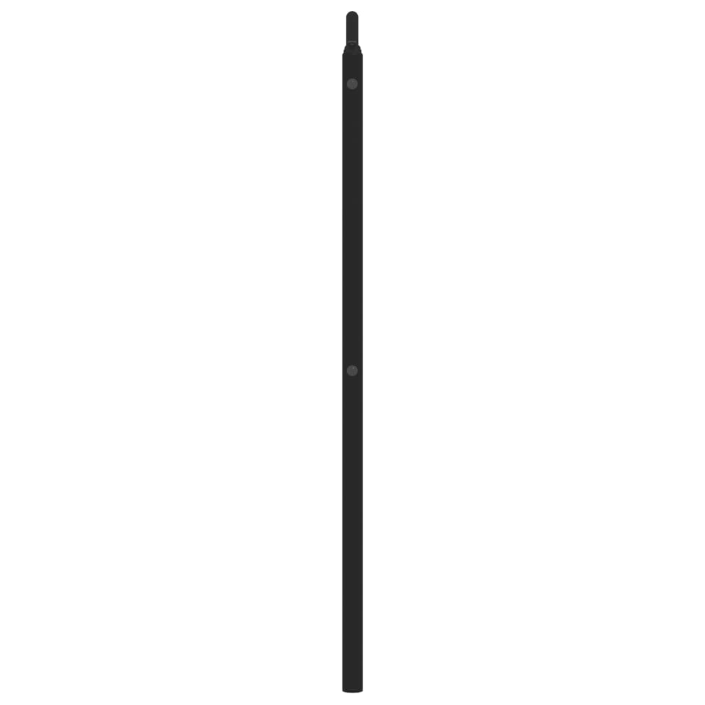 Ersatz-Kopfteil Metall Schwarz 90 cm