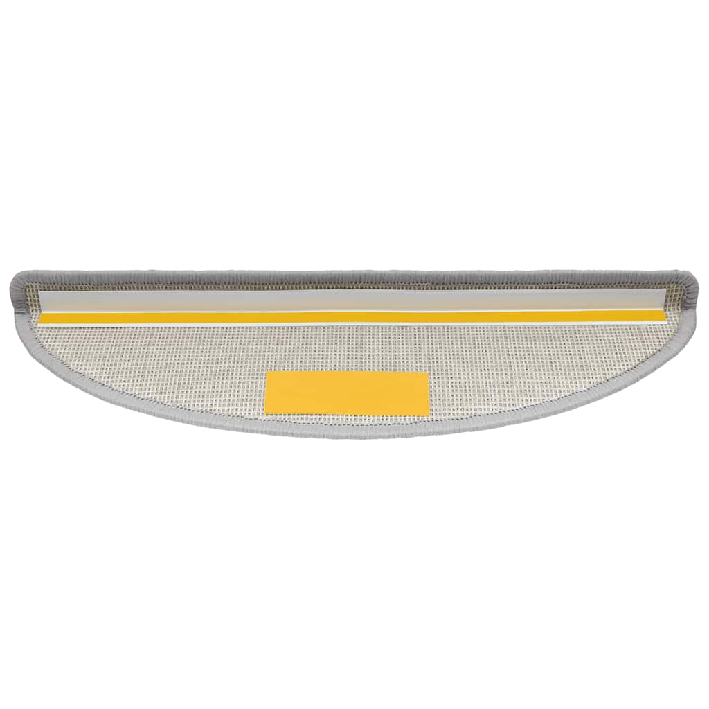 Stufenmatten 15 Stk. 56x17x3 cm Anthrazit Halbrund