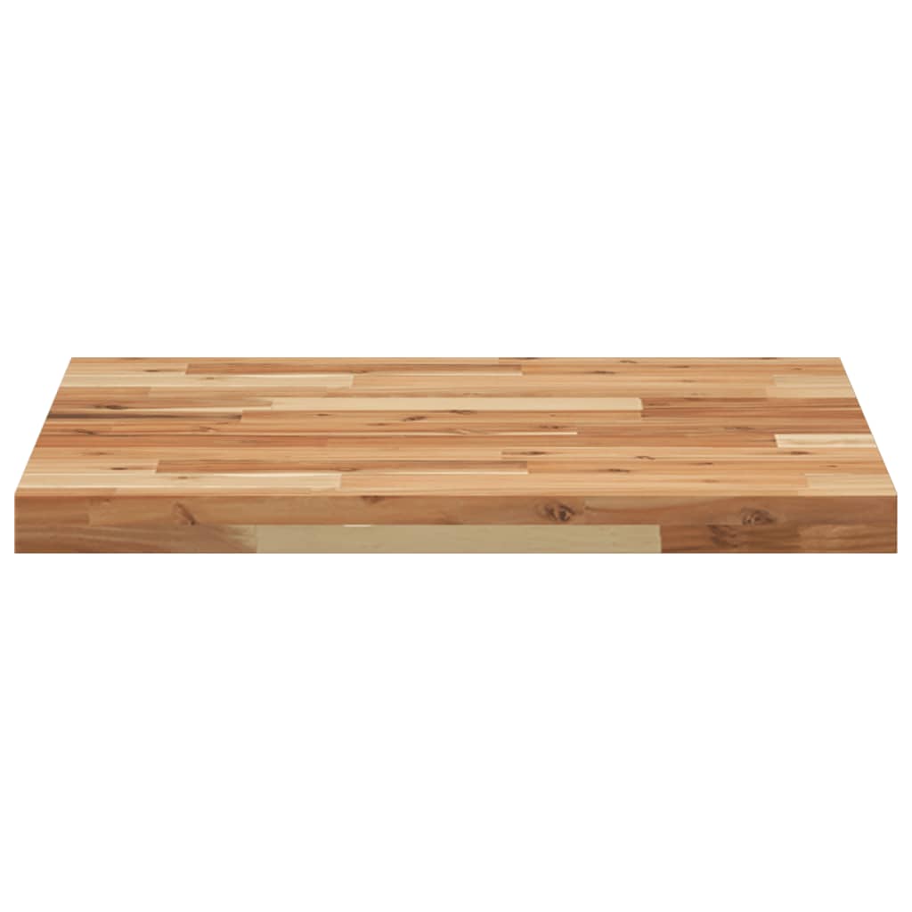 Tischplatte Rund Ø40x2 cm Massivholz Akazie
