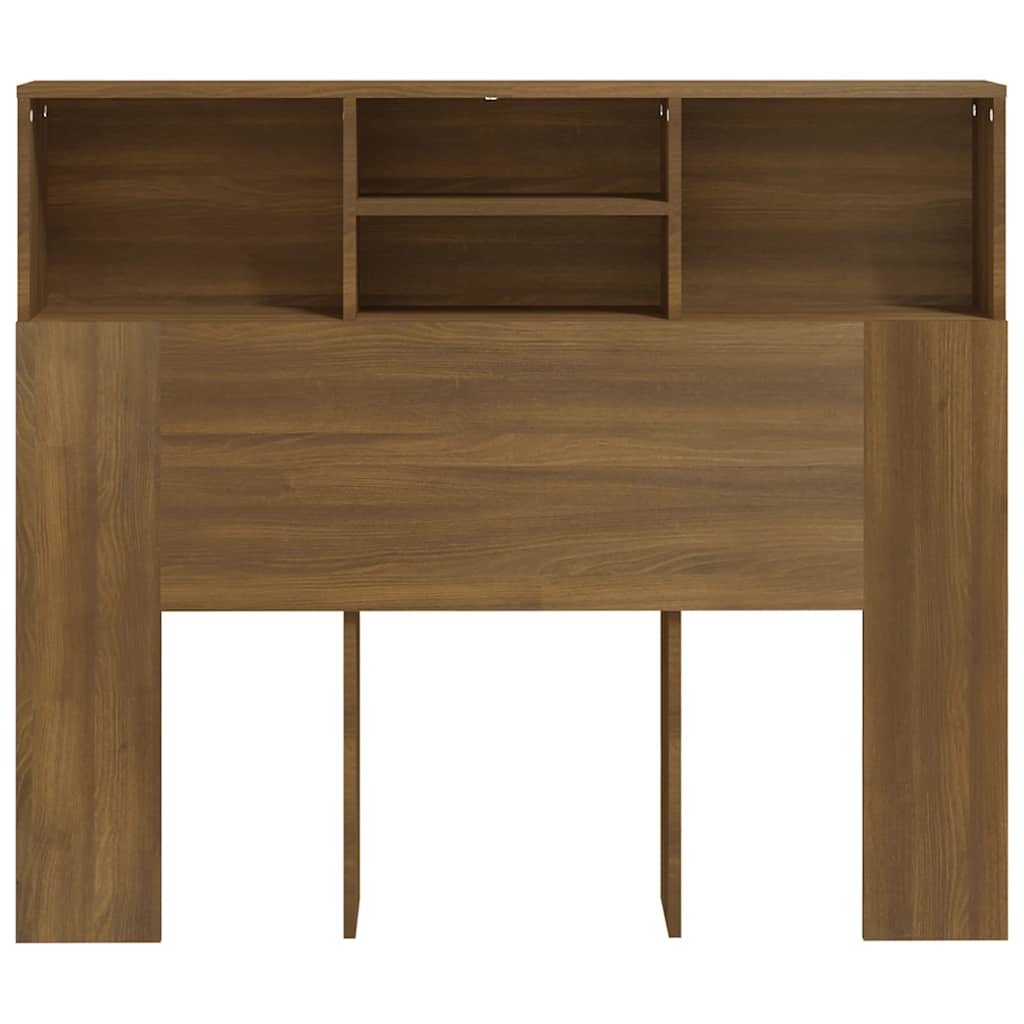 Bett-Kopfteil mit Ablagen Weiß 100x19x103,5 cm
