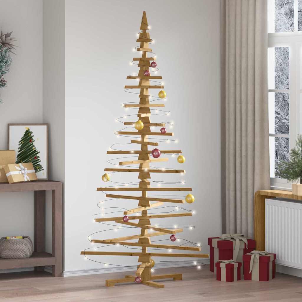 Weihnachtsbaum Holz zum Schmücken 60 cm Massivholz Kiefer