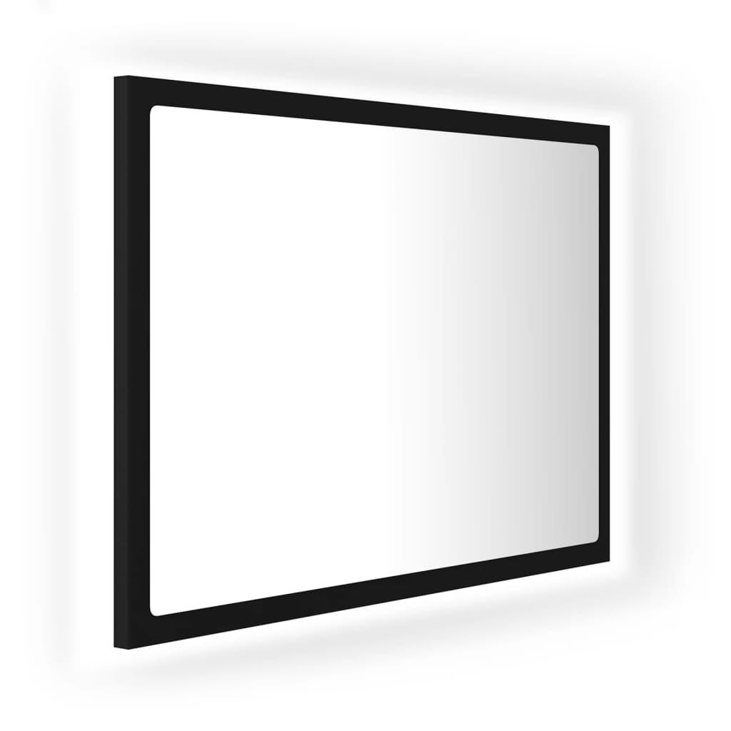 LED-Badspiegel Weiß 60x8,5x37 cm Acryl
