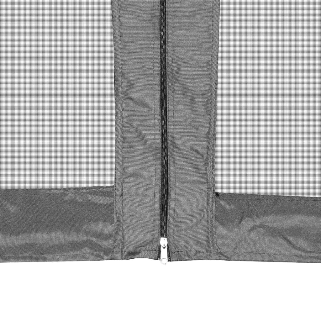 Hexagonal Pop-Up Zelt mit 6 Seitenwänden Dunkelblau 3,6x3,1 m