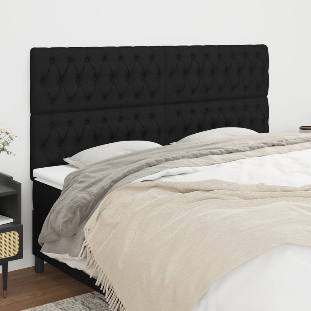 Kopfteil Hellgrau 80x7x118/128 cm Stoff