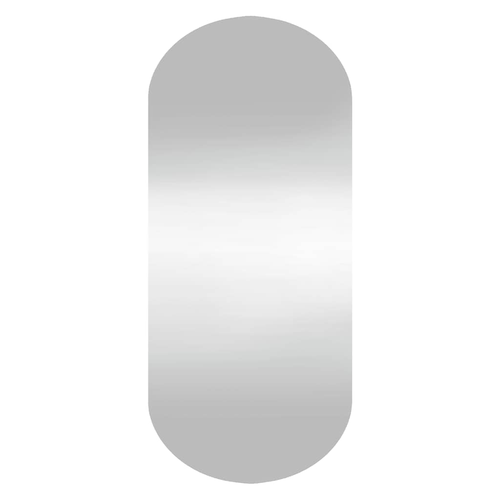 Spiegel mit LED-Leuchten 60x30 cm Glas Oval