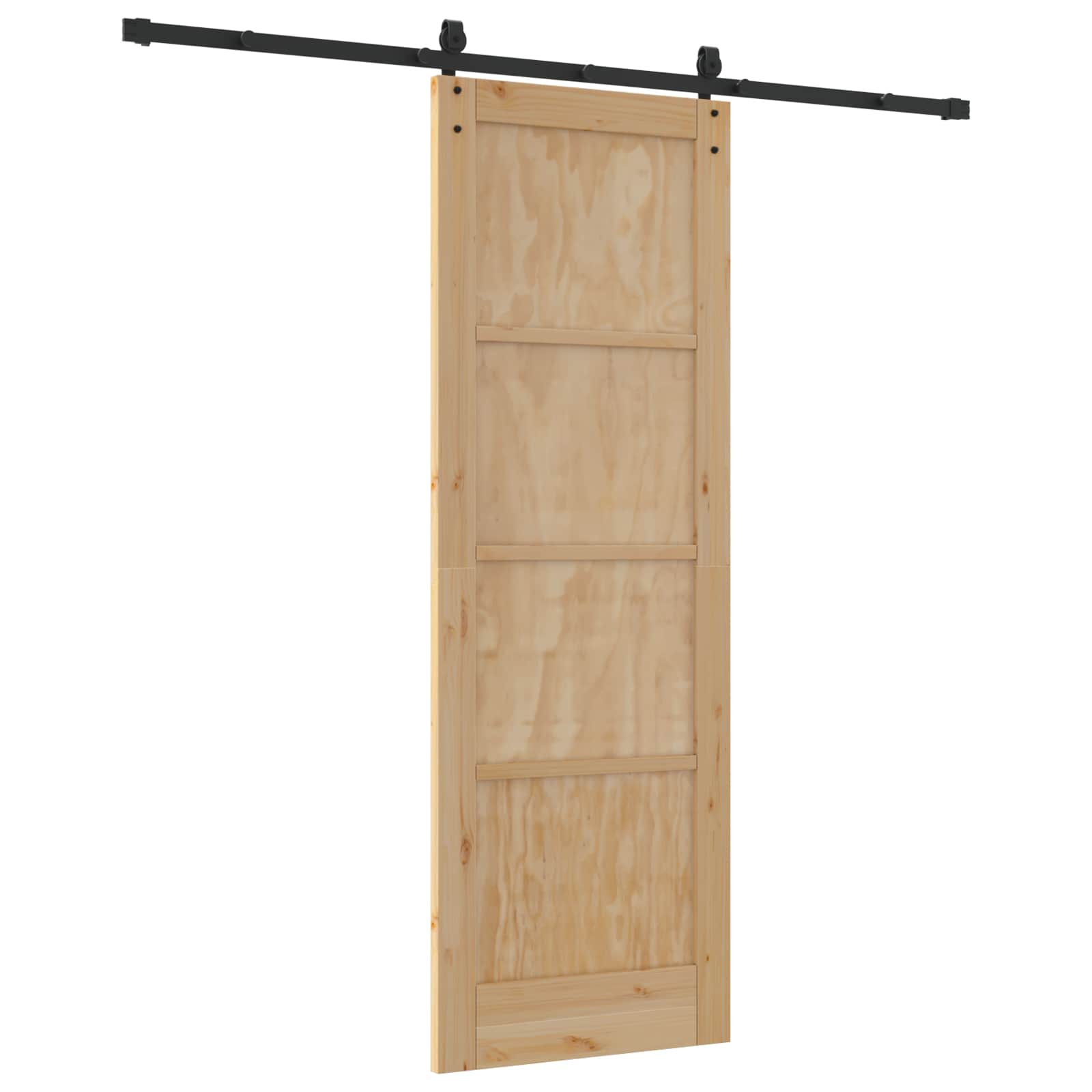 Schiebetür ORKDAL Natur 61 x 198,5 cm Massives Kiefernholz