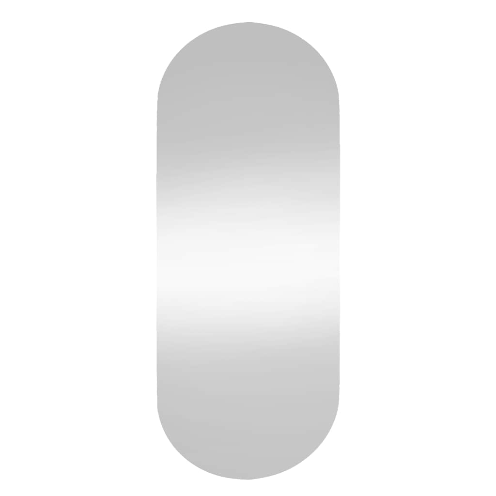 Spiegel mit LED-Leuchten 60x30 cm Glas Oval